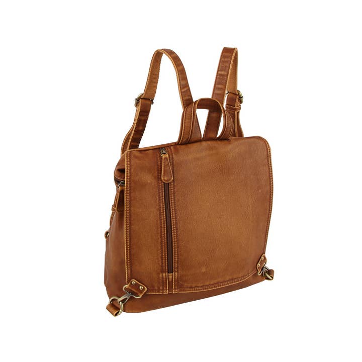 Handbag Factory Corp - Wholesale Backpack - Women's - Boxy Flap Backpack1