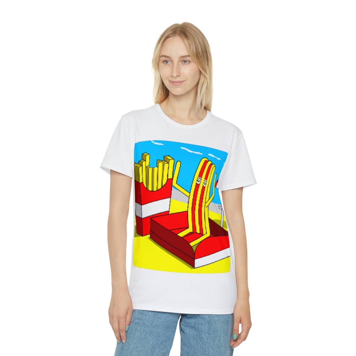 Disciplinatha - Wholesale Screen Printed T-Shirt - Women's - Disciplinatha AI: Microwaved0