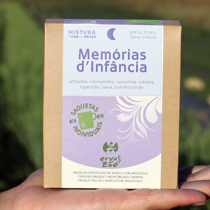Ervas da Zoé - Wholesale Health/Detox Tea - 60. Tea Blend “Childhood Memories” Bio (individual saq0