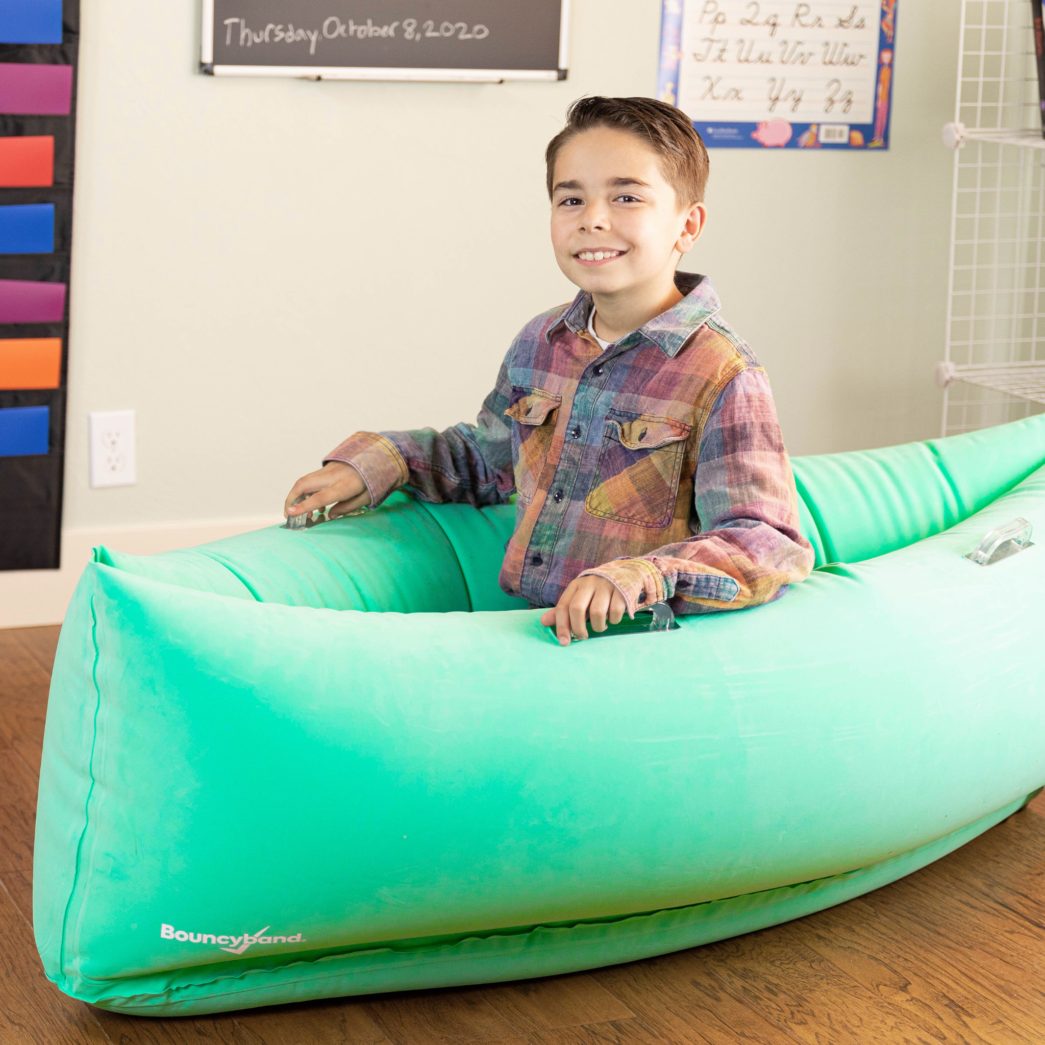 Bouncyband LLC - Wholesale Inflatable Toy - Kids & Baby - Fun & Comfy Hugging Peapod 60" Ages 6-12 up to 3-5'1" Tall4