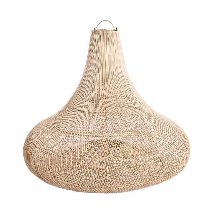 The Shala - naturlig rattanlampa - stor för wholesale av Bazar Bizar Living