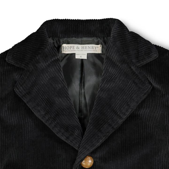 Organic Corduroy Blazer with Elbow Patches for wholesale on Faire