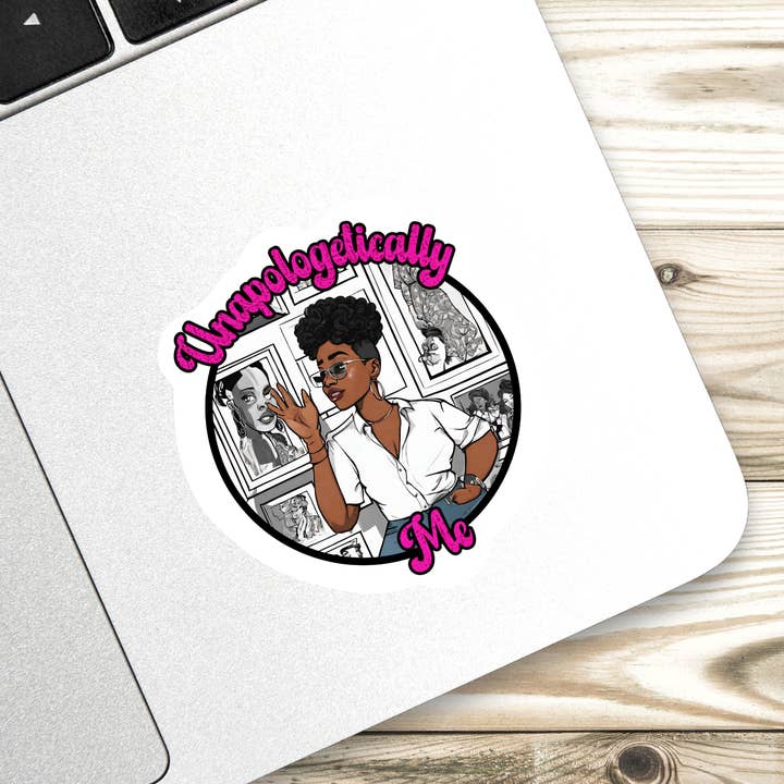 Unapologetically Me Sticker Dye Cut for wholesale by Full Moon Arts & More