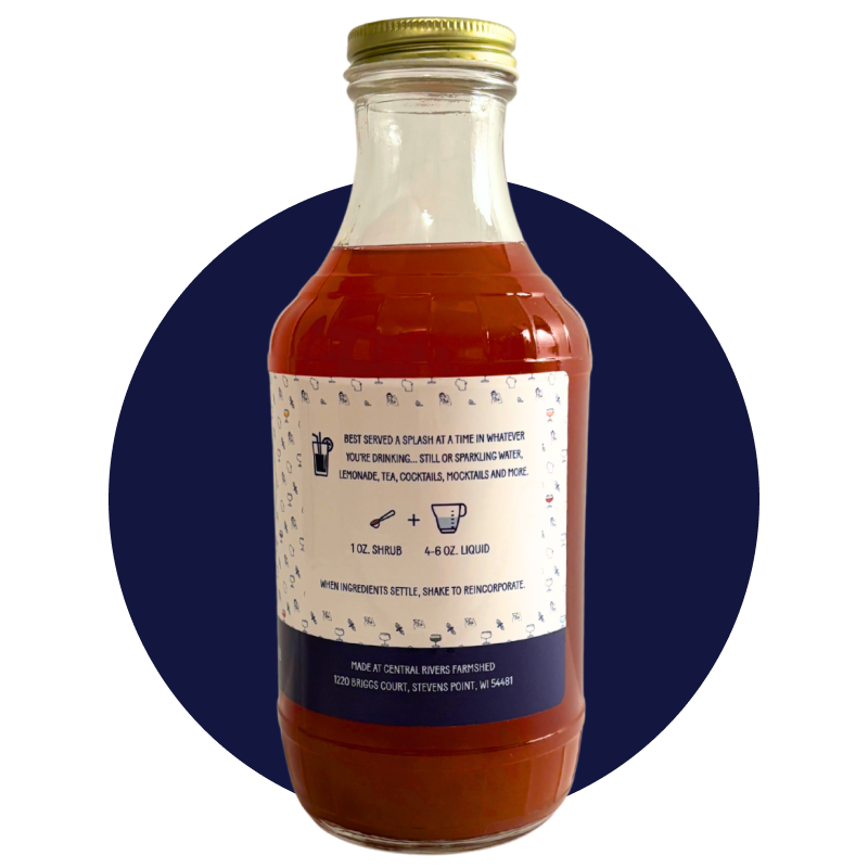 Siren Shrub Company LLC - Wholesale Soda/Carbonated Drink - Strawberry Rhubarb Siren Shrub1