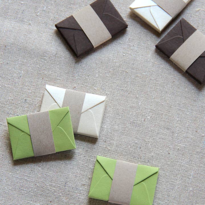 Mint Chocolate Tiny Love Notes for wholesale by Lemon Drop Papers, Inc.