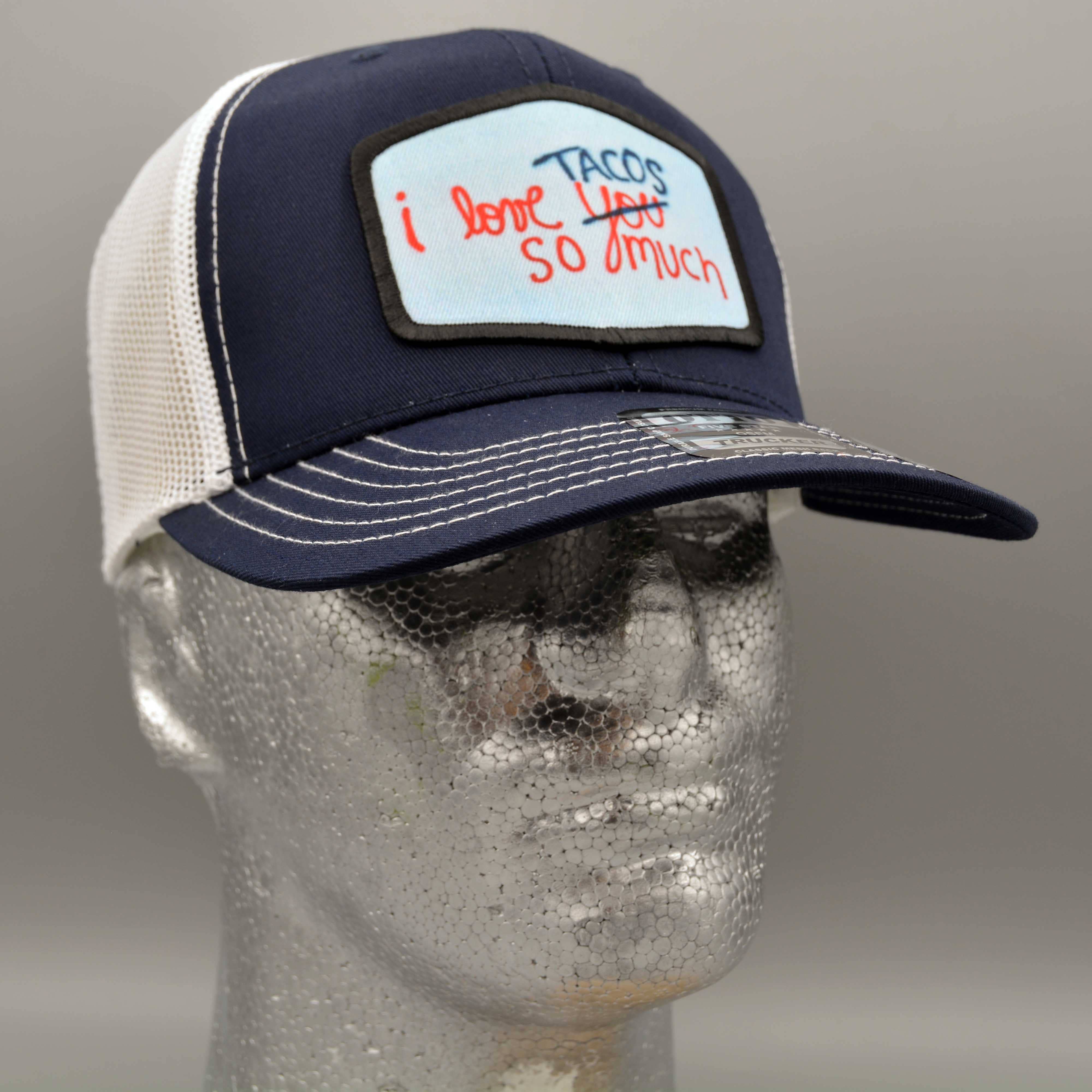 EXIT82ART - Wholesale Trucker Hat - Unisex - Snapback Trucker Hat - I Love Tacos So Much - Unisex2