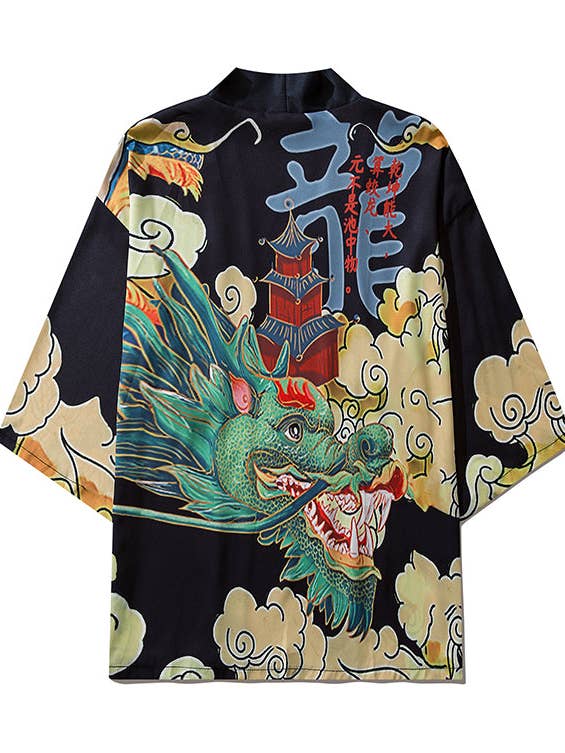 YC6320 Young Dragon Kimono for wholesale by niepce