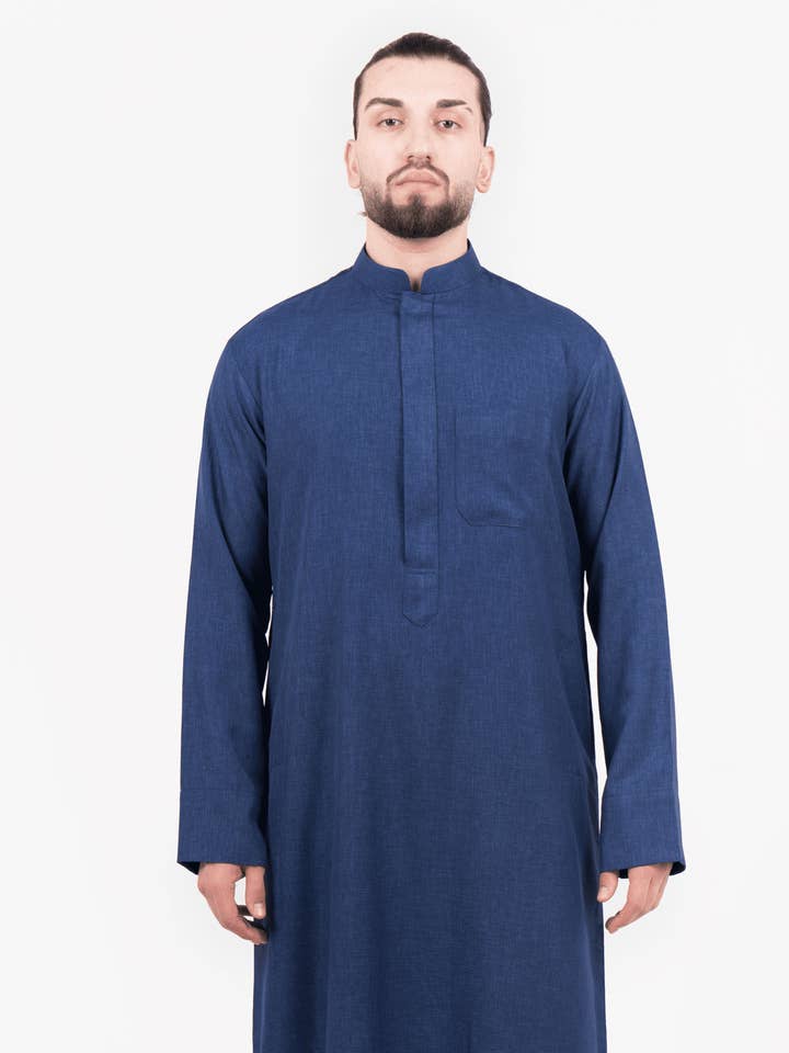 Mens Sapphire Semiramis Abadi Thobe for wholesale by MY LITTLE JUBBA