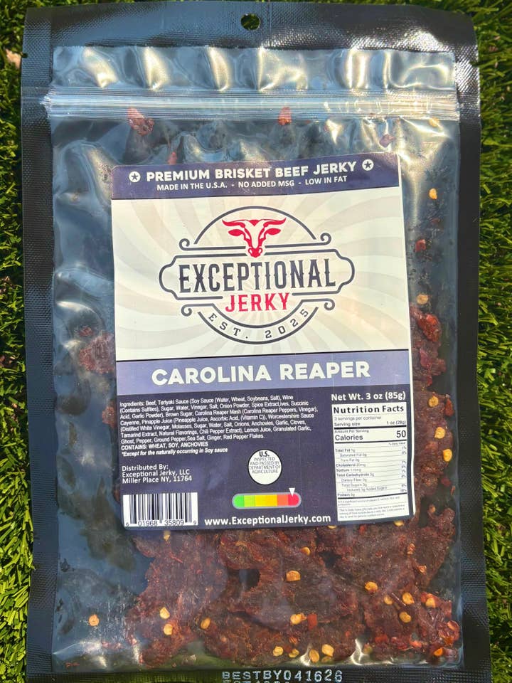 Carolina Reaper for wholesale by Exceptional Jerky LLC