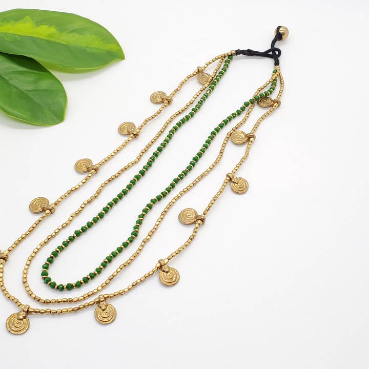 Baizaar - Wholesale Pendant/Charm Necklace - Layered Beaded Necklace with Charms