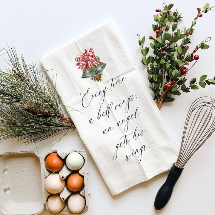 Ogni volta che suona una campana, un angelo si prende le ali in cucina per la vendita all'ingrosso da parte di Hickory Point Farm Co.