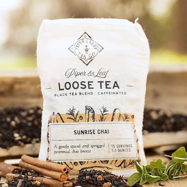 Sunrise Chai Loose Leaf - 15 Servings for wholesale by Piper & Leaf Artisan Tea Co
