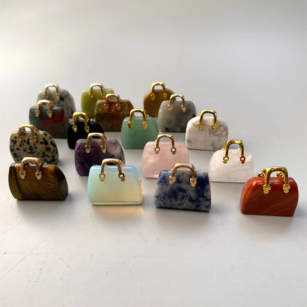 VIE - Wholesale Decorative Figurine - Mini Crystal Handbags, 2-2.5cm35