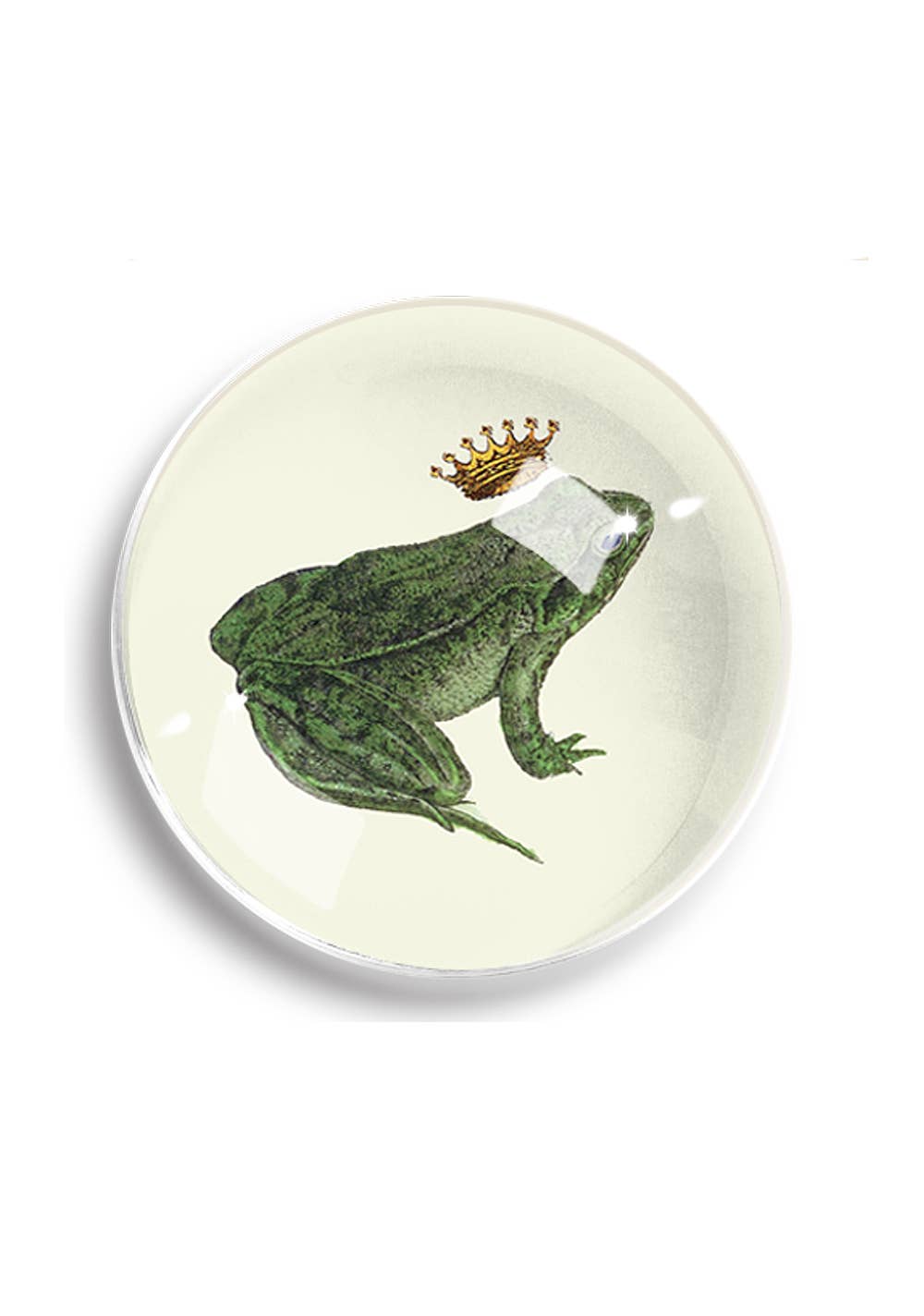 Ben's Garden - Wholesale Paper Weight - Frog Prince Crystal Dome Paperweight // Min. Case of 2