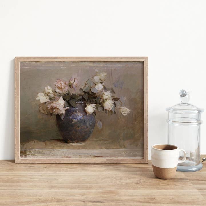 Pink Lemon Decor - Wholesale Art Print - Graceful Blooms Print