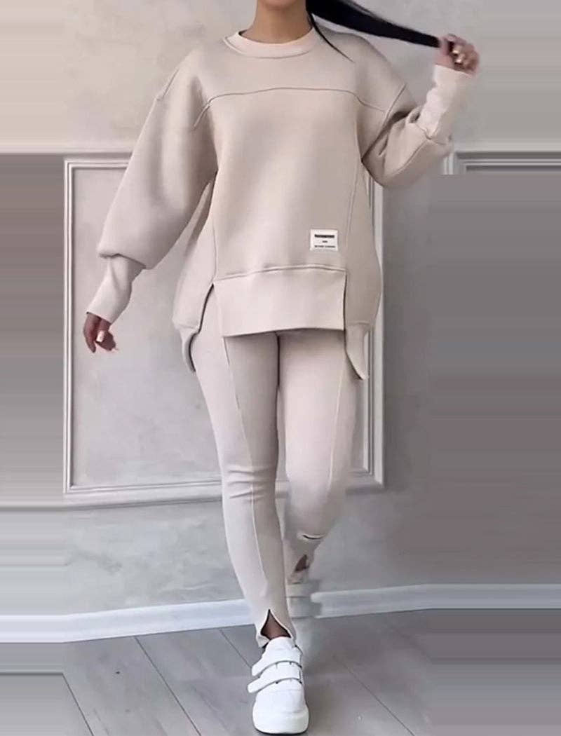 AZSHOP Trading LLC - Wholesale Lounge Set - Women's - Oversized Top and Leggings Set