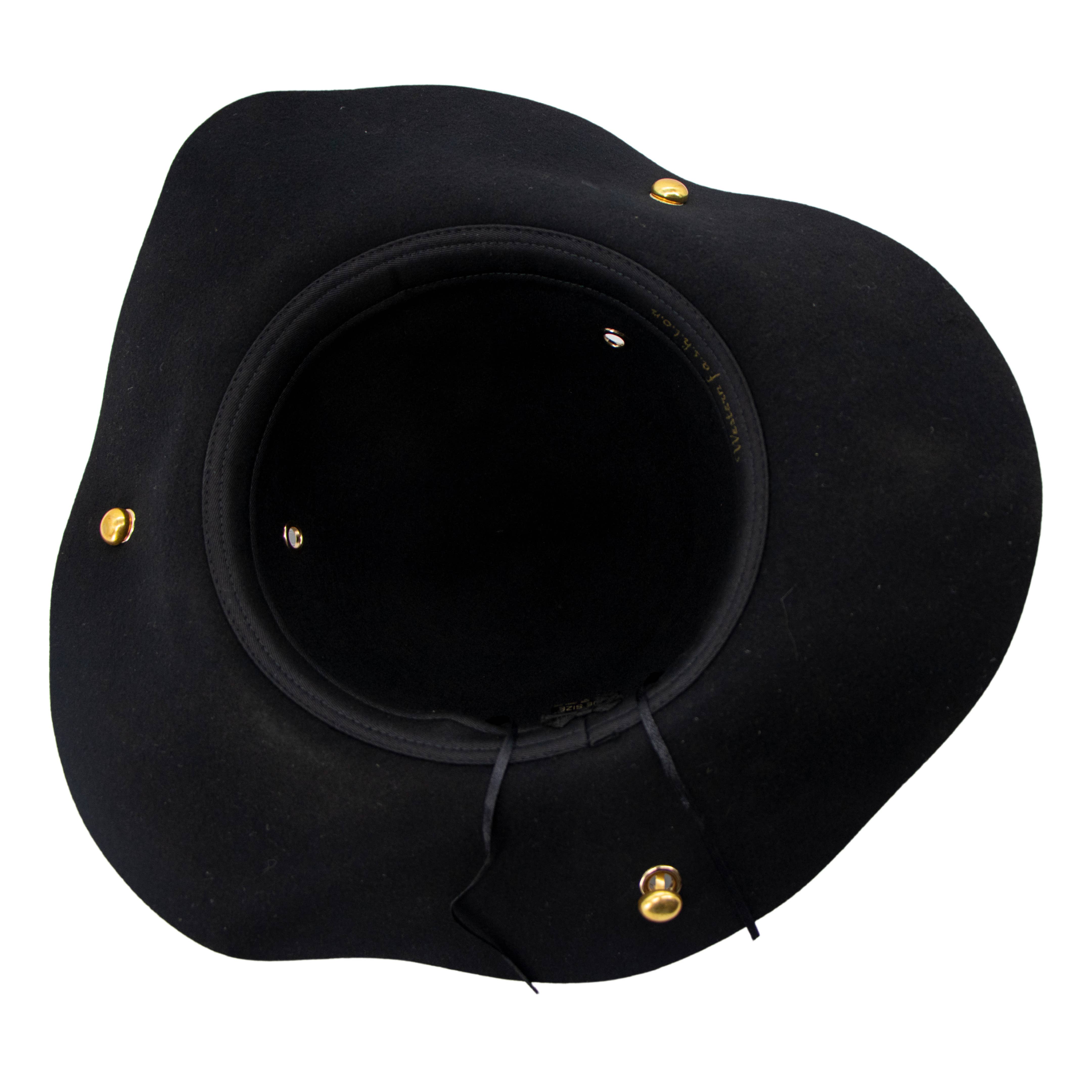 Western Fashion - Wholesale Cowboy Hat - Women's - 69518 Tricone Pirate Hat - 100% wool felt9