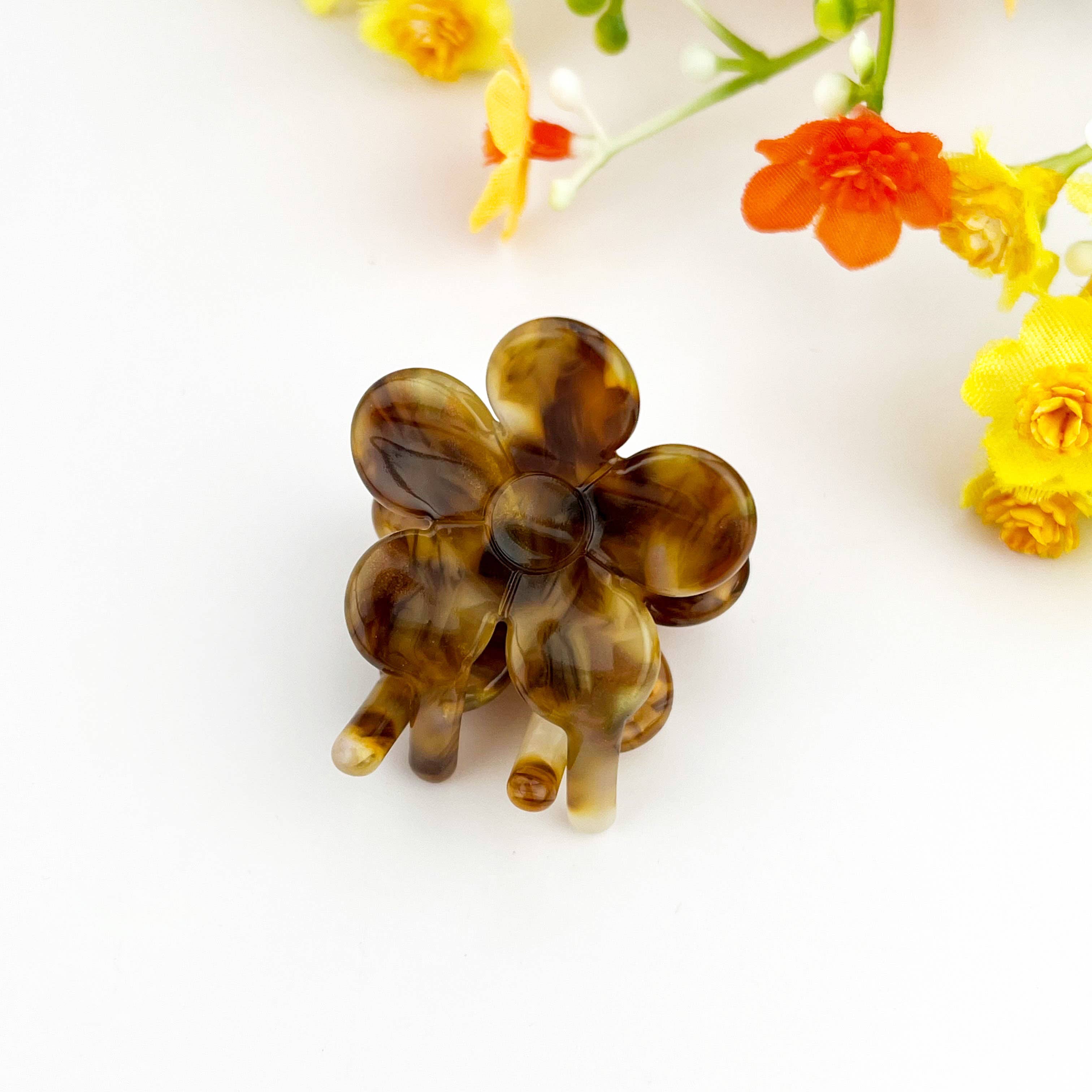 mildstyles - Wholesale Hair Clip - Women's - Mini Floral Acetate Hair Claw Clip3