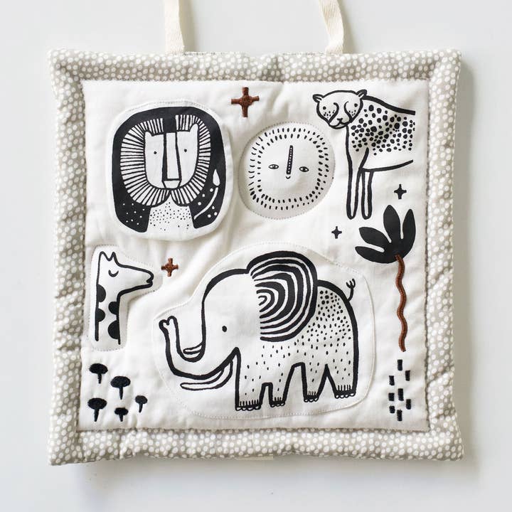 Organic Activity Pad - Safari for wholesale by Wee Gallery