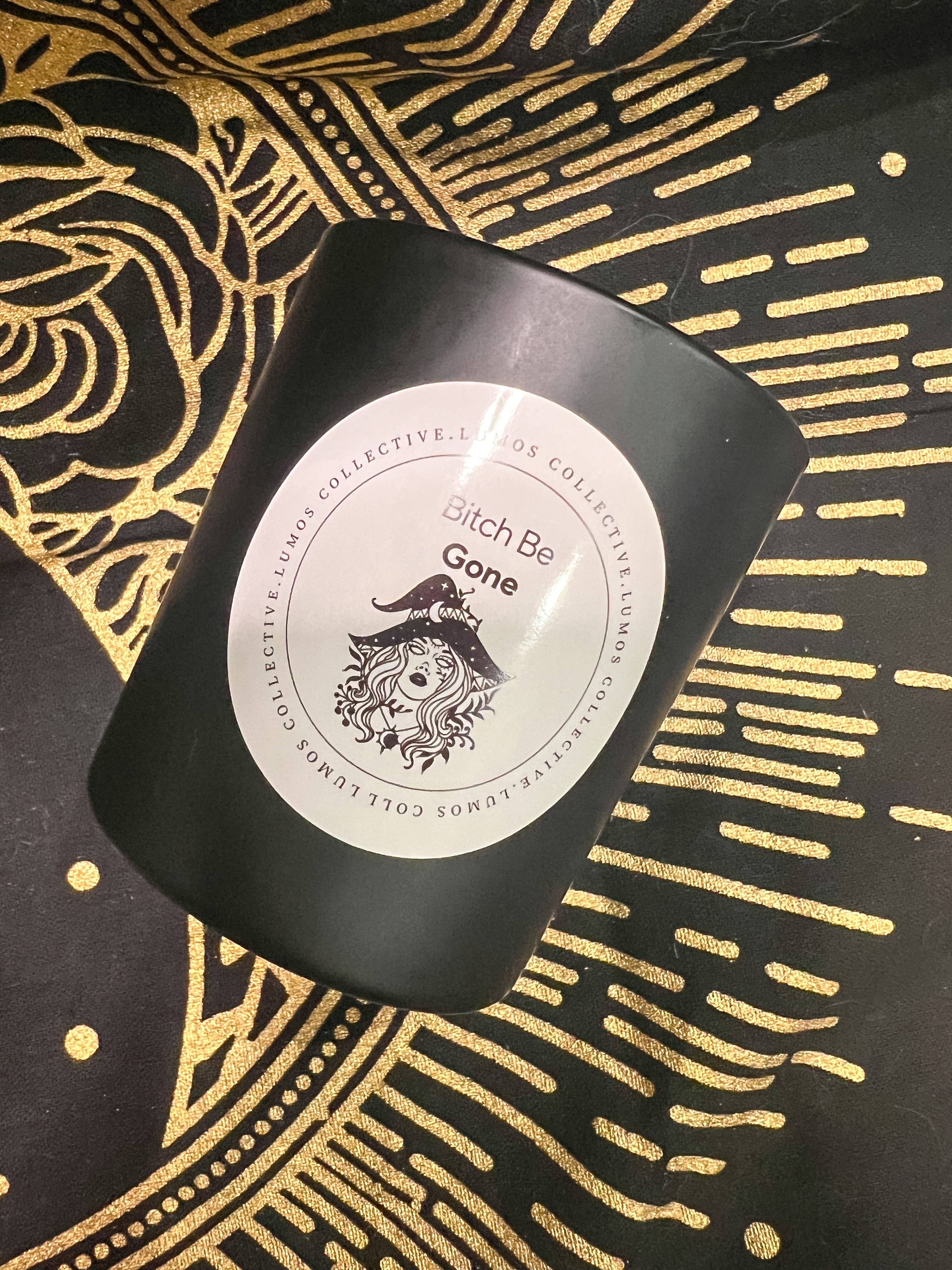 Bitch Be Gone - Cashmere Musk Scented Candle for wholesale by Lumos Collective
