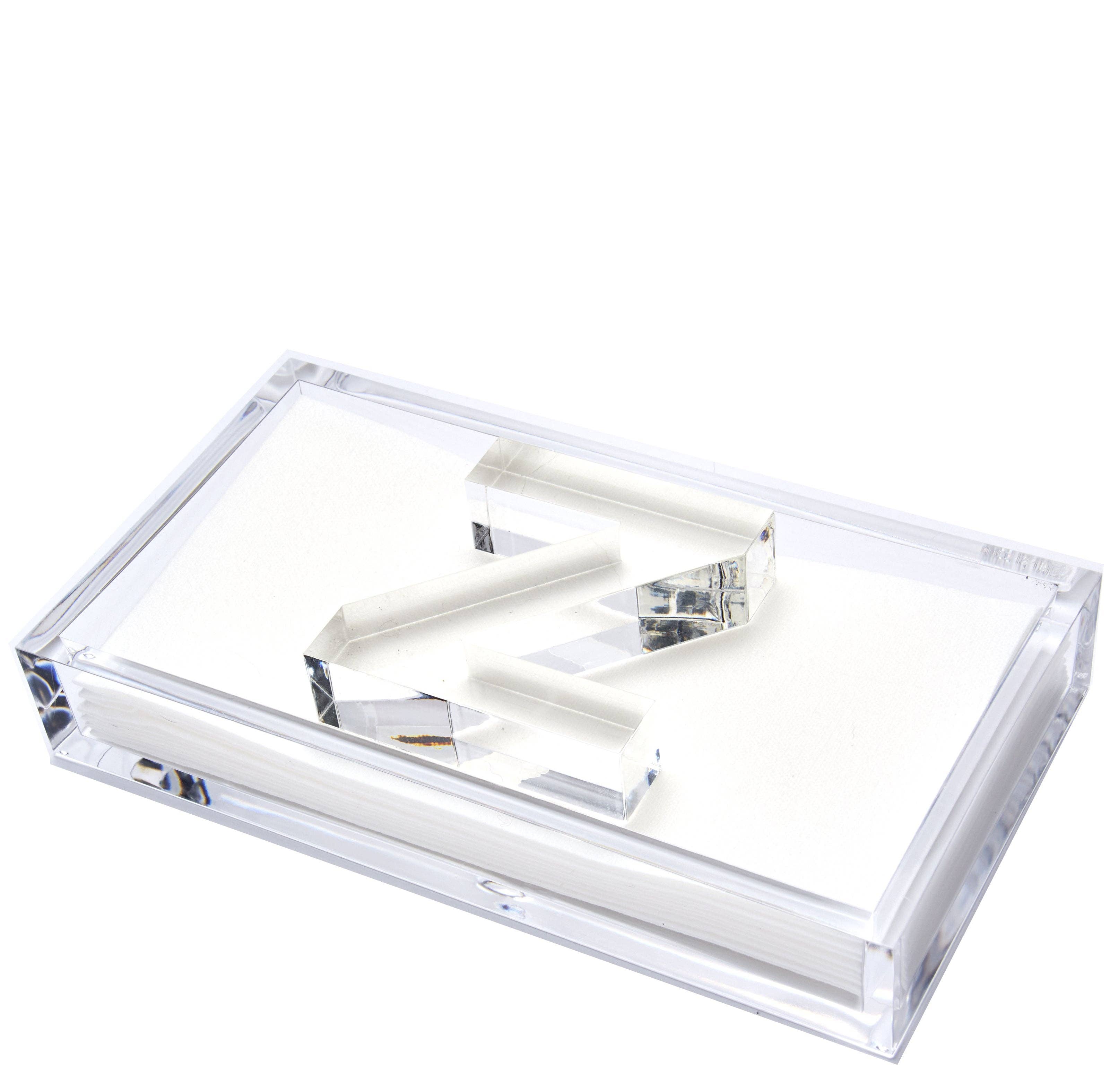 Tara Wilson Designs - Wholesale Napkin Holder - INITIAL GUEST TOWEL HOLDER20