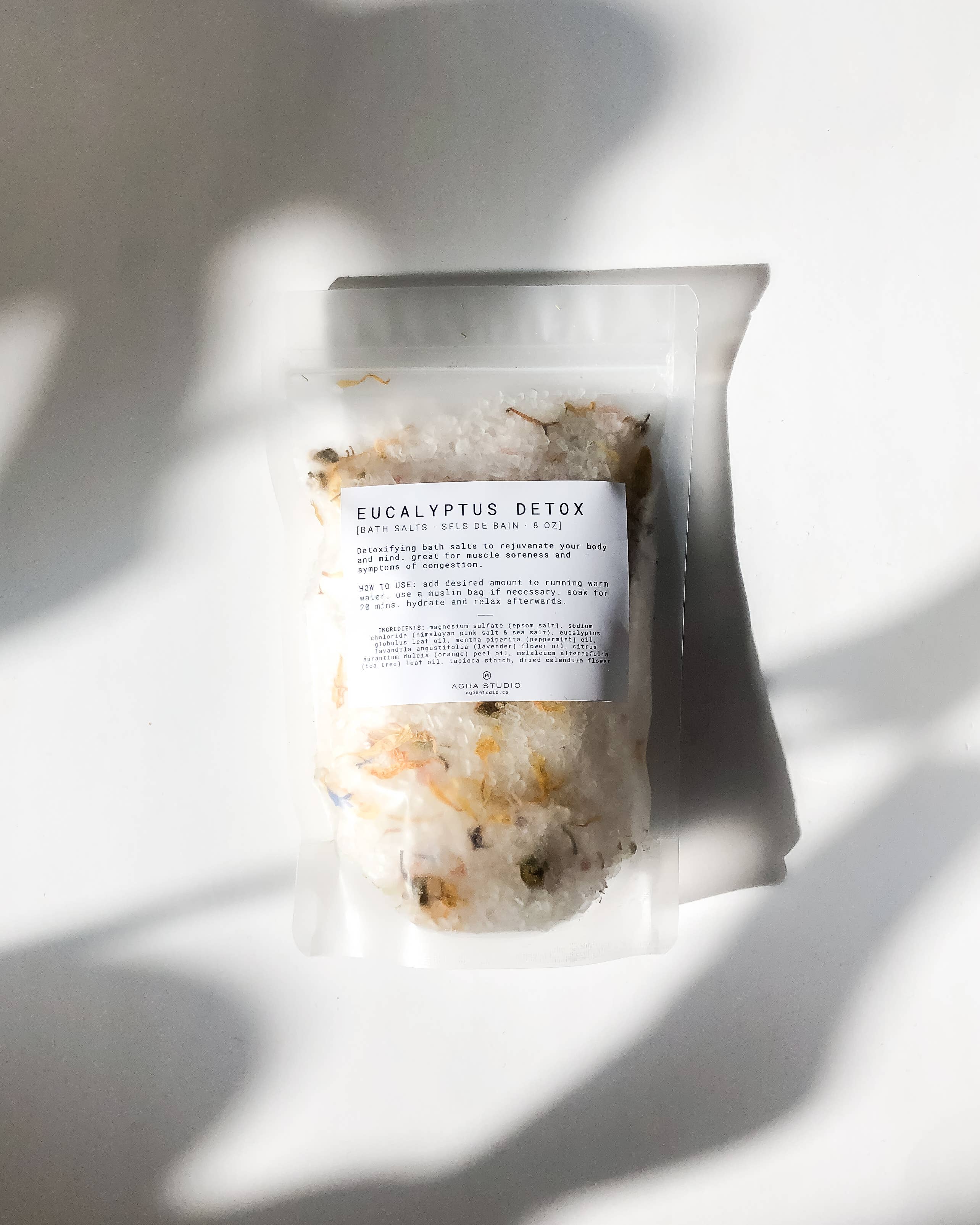 Agha Studio - Wholesale Bath Salts - Eucalyptus Detox Bath Salts
