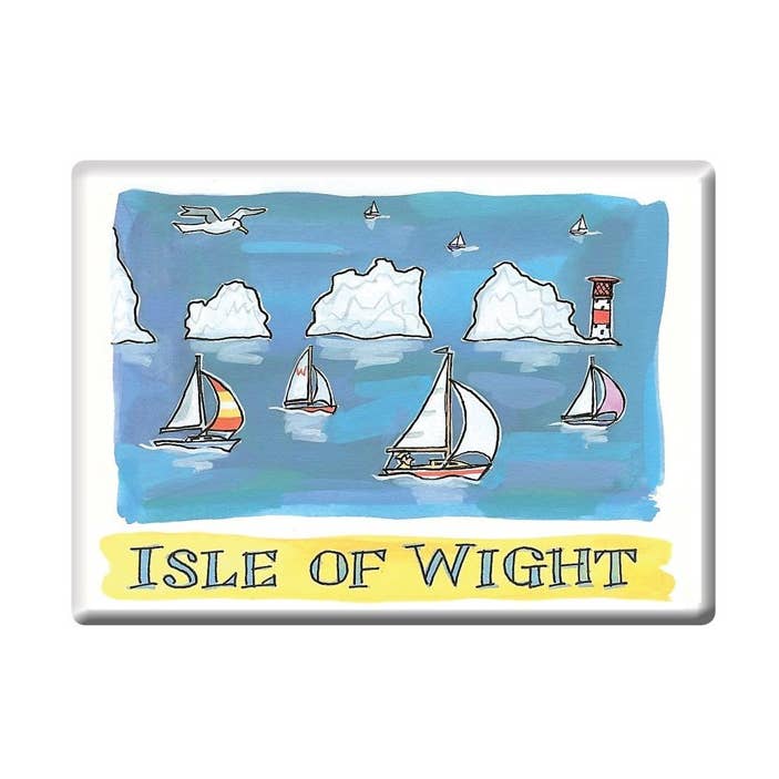 Alison Gardiner Designs – wholesale Magnet – The Needles, Isle of Wight Fridge Magnet0