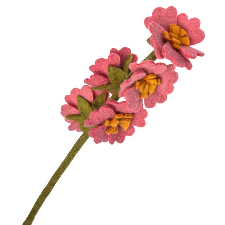 Silk Road Bazaar - Wholesale Artificial Flowers - Felt Flower - Pink Cherry Blossom0