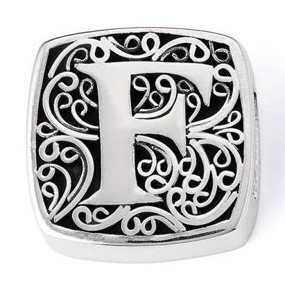 "F is for Fabulous" slide charm for wholesale by Lori Bonn