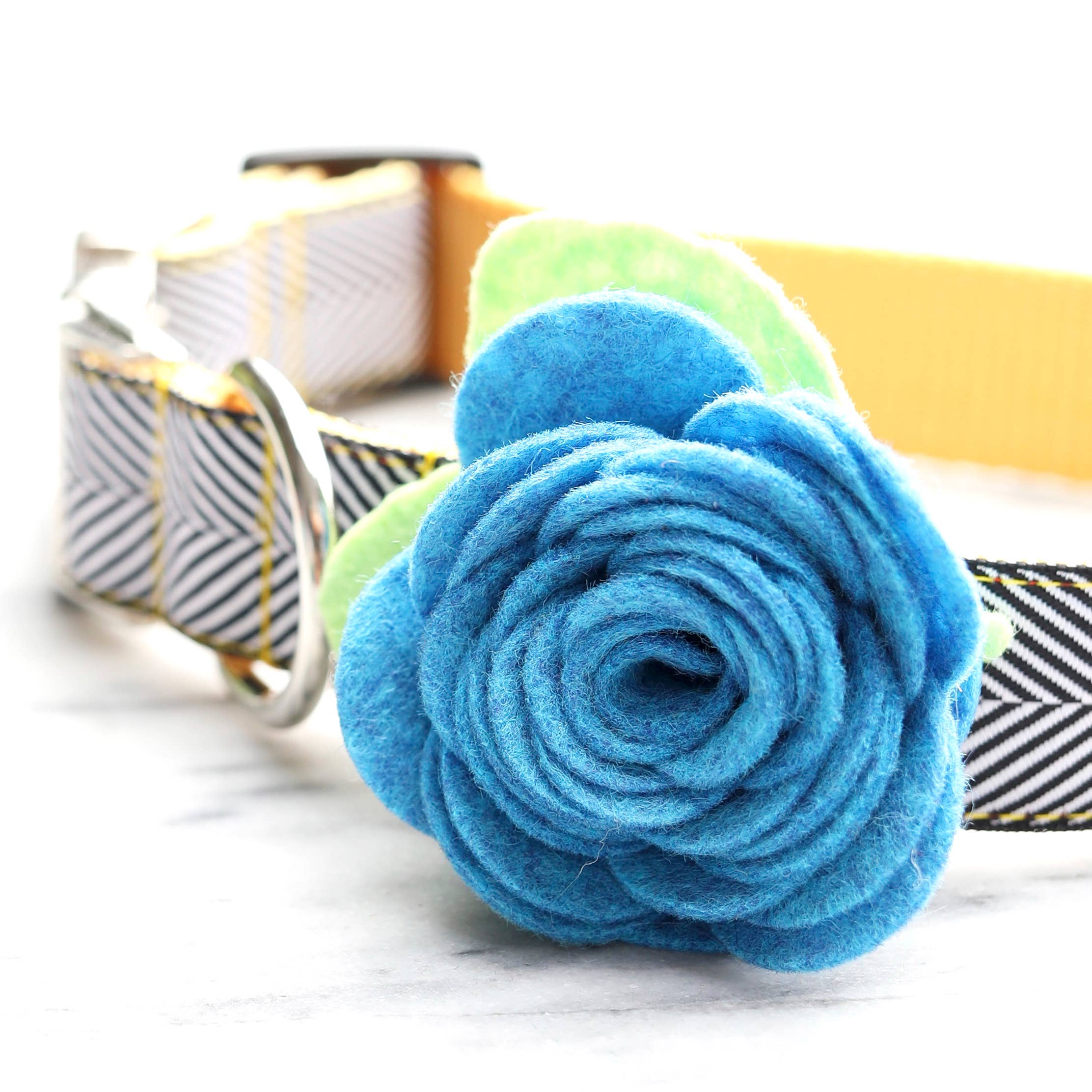 Mimi Green - Vente Collier – chien - Collier pour chien Rose Fleur19