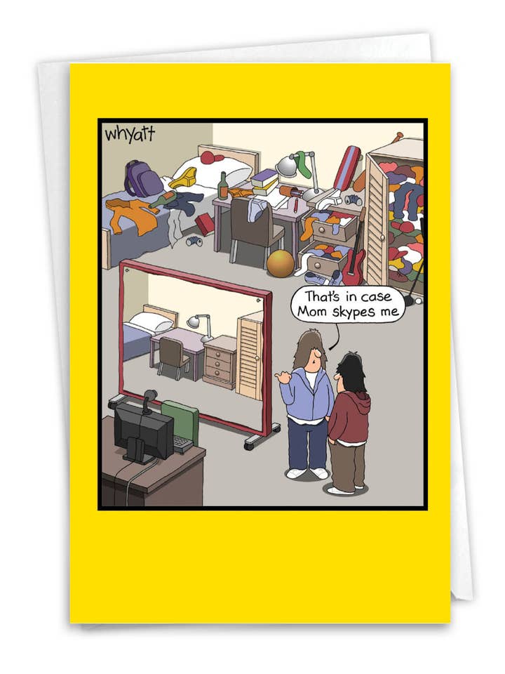 Biglietto per la festa della mamma - Schermata Skype per la vendita all'ingrosso da parte di NobleWorks