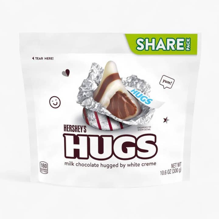 Hersheys Kisses Hugs 8/10,6 oz para venta al por mayor de L&F Universal Goods