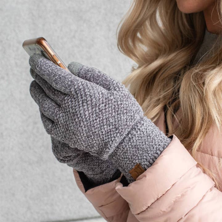 Truly Contagious - Wholesale Gloves - Women's - CC Chenille Touchscreen Glove ( G-9016 )