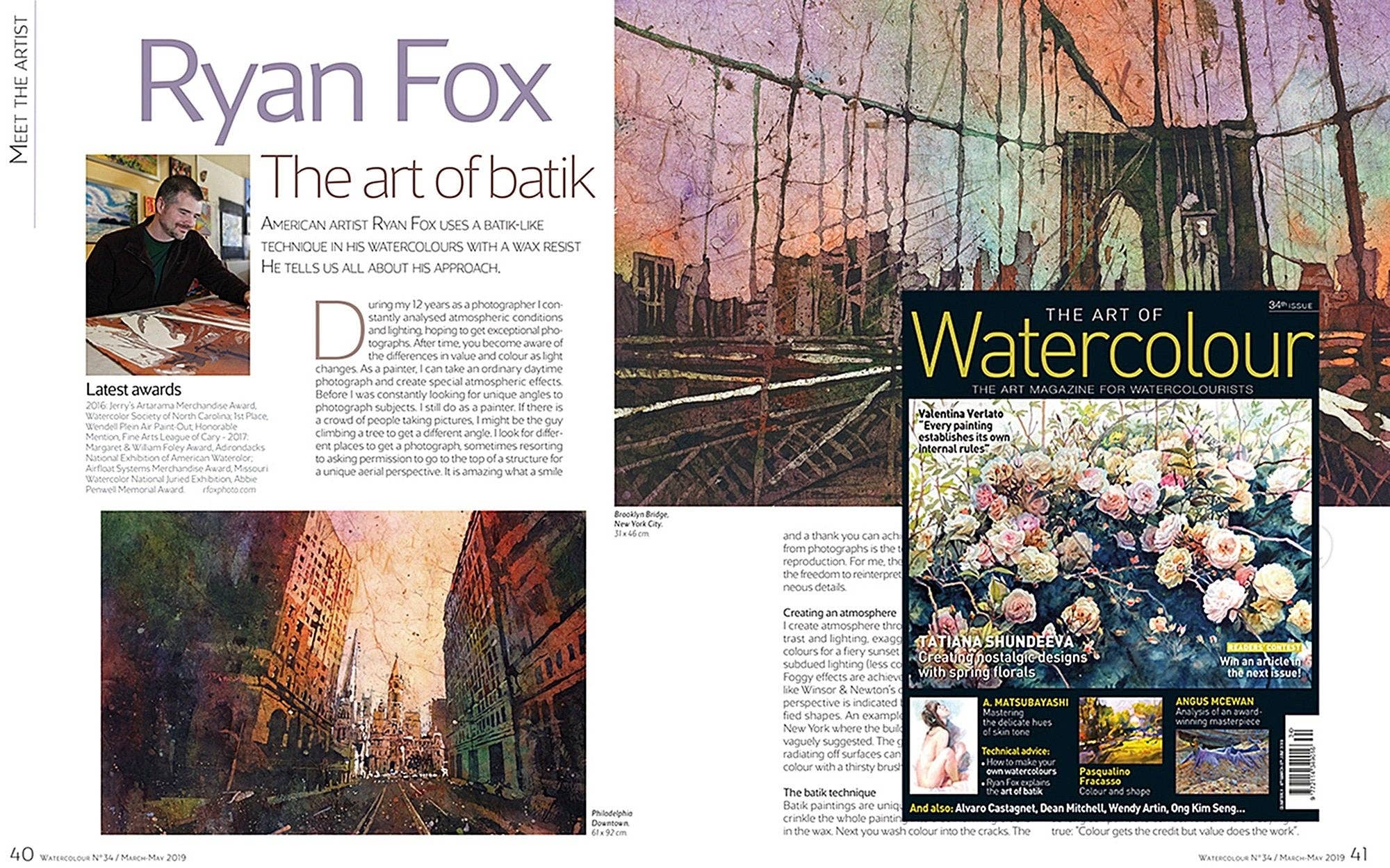 Ryan Fox Fine Art - Wholesale Art Print - Jamaican crane flying over water in Montego Bay.  Watercolor painting crane art bird Jamaica Montego Bay ocean artwork crane colorful art (print)7