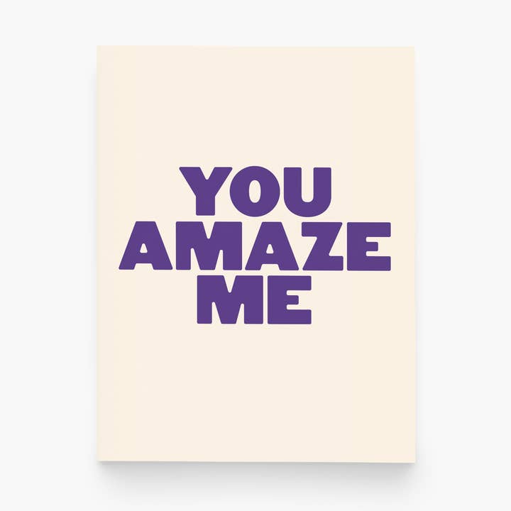 Du förvåna mig hälsningskort för wholesale av paper&stuff