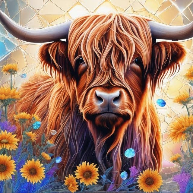 Artistry Rack - Vente Kit de bricolage - Kit de toile Highland Grace à peindre par numéro1