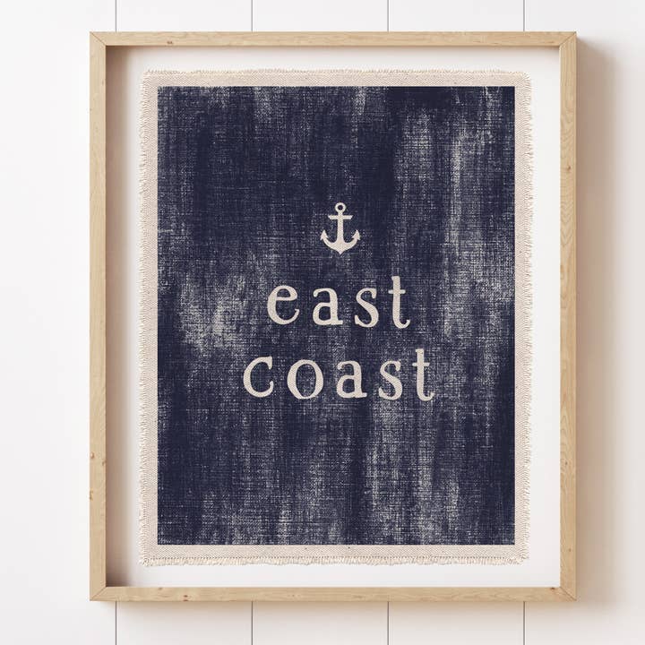 Impression sur toile de la côte Est, Décoration murale de plage côtière 8x10 pour la vente par Perfect Day Print Co