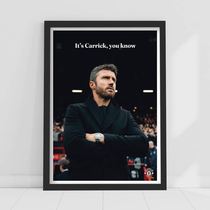 Impression Manchester United FC - C'est Carrick, vous savez Affiche pour la vente par Themed