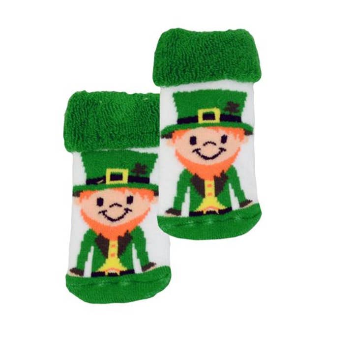 Calzini per bambini Leprechaun per la vendita all'ingrosso da parte di Dublin Gift Company