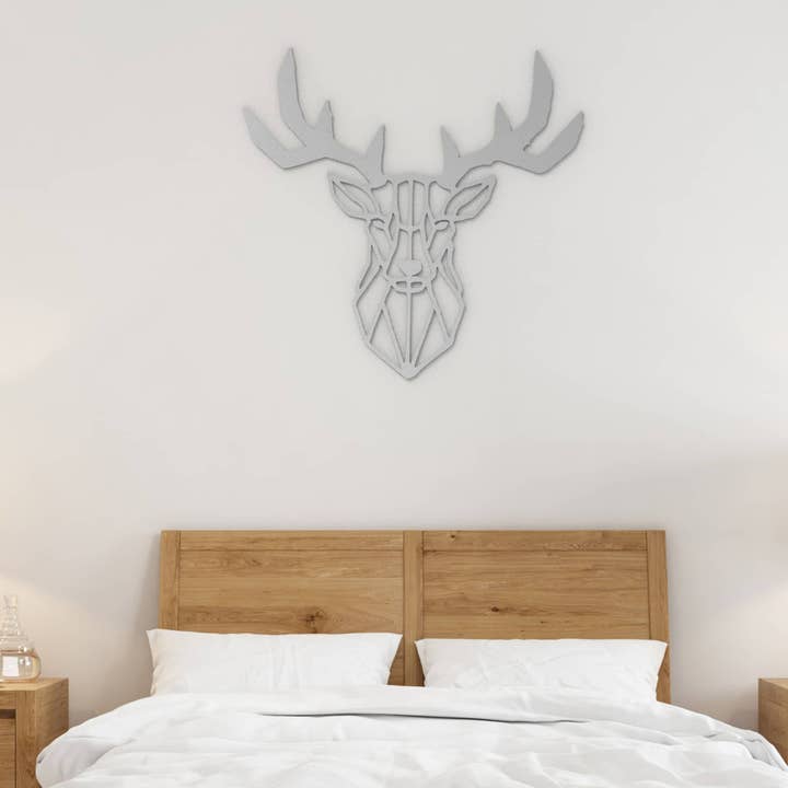PeroWorx Designs - Wholesale Wall Accent - Geometric Deer Wood Wall Decoration, Home Décor