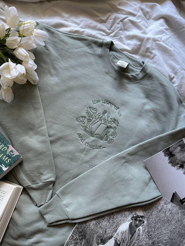 The Story of Us Swift Crewneck for wholesale by Literary Looks