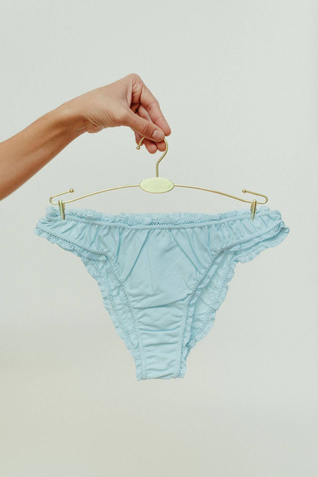 Paulette & Maria - Wholesale Underwear - Women's - The pastel blue frilly panties