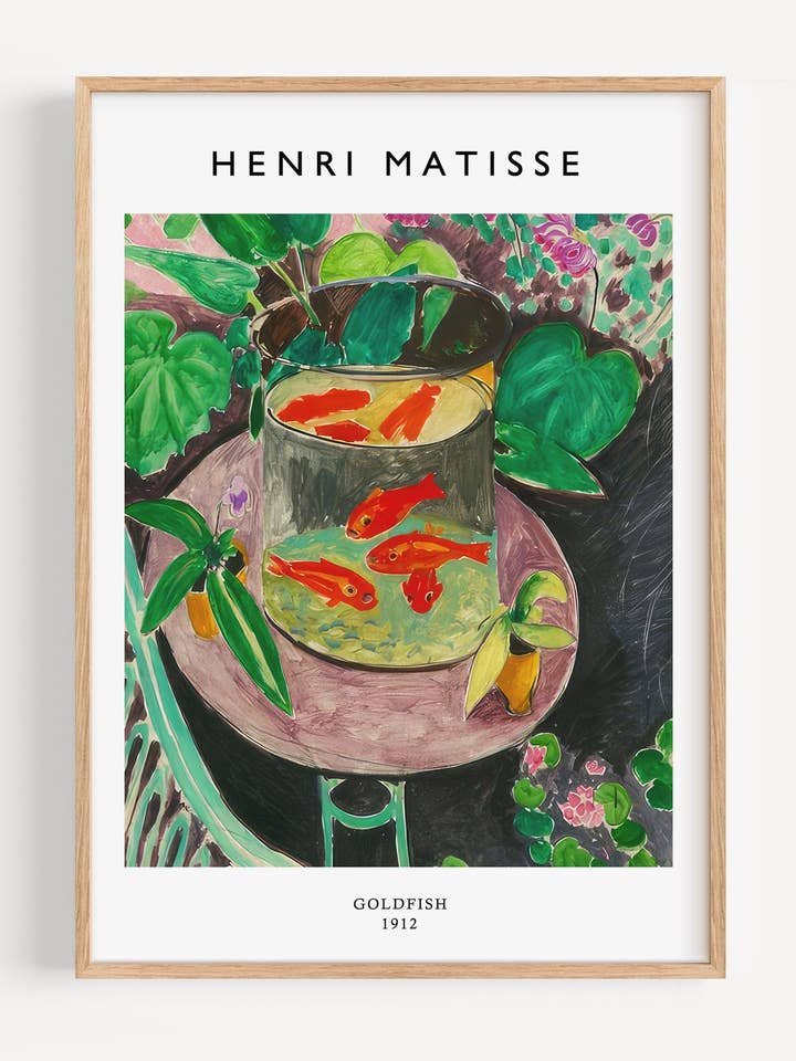 Matisse Peixes Dourados M17 por atacado de Peardrop Prints