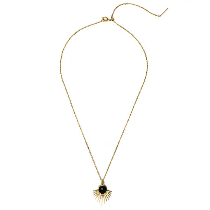 Sonnenstrahl-Anhänger-Halskette N25046 für den Großhandel von Pretty Persuasions