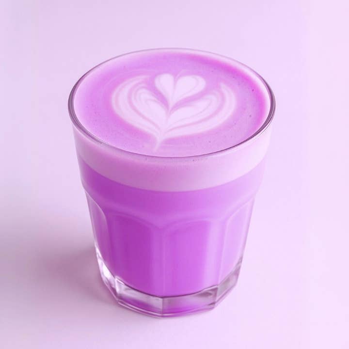 TIGER SHOT - Wholesale Protein/Superfood Powder - PURPLE MATCHA SHOT for lattes (16 Servings)6