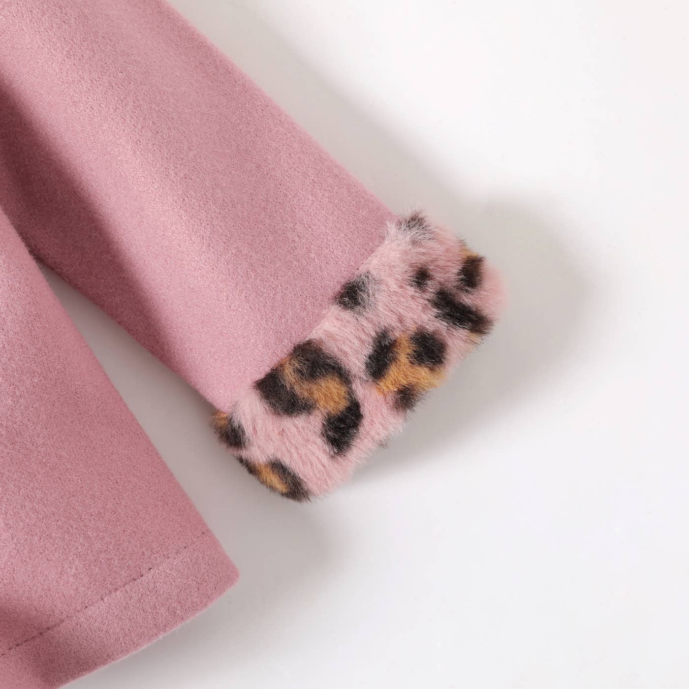 PatPat - Wholesale Coat - Baby - Baby Red Long-sleeve Button Leopard Hooded Wool Blend Coat14