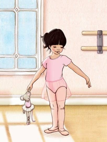 Postkarte Ballettstudio für den Großhandel von Ollebol & Muis