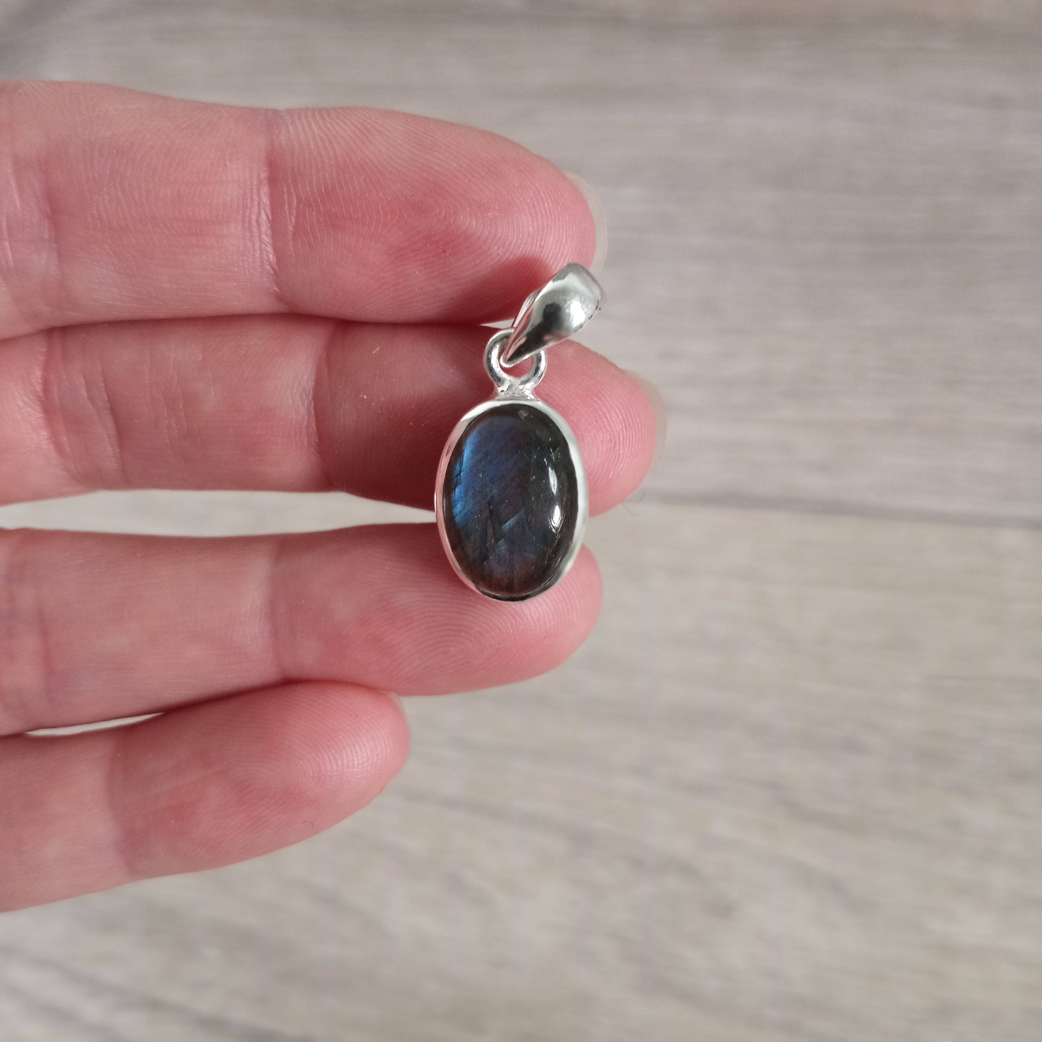 Keystone Crystals - Wholesale Individual Charm/Pendant - Sterling Silver Oval Pendants18