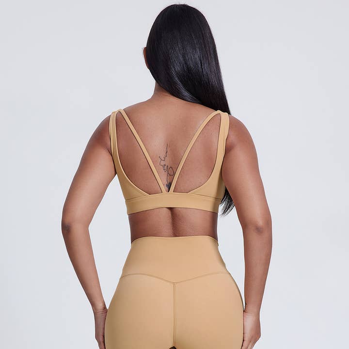 Sodalemon - Wholesale Sports Bra - Women's - Women Beauty Back Mid-Support Sport Bra