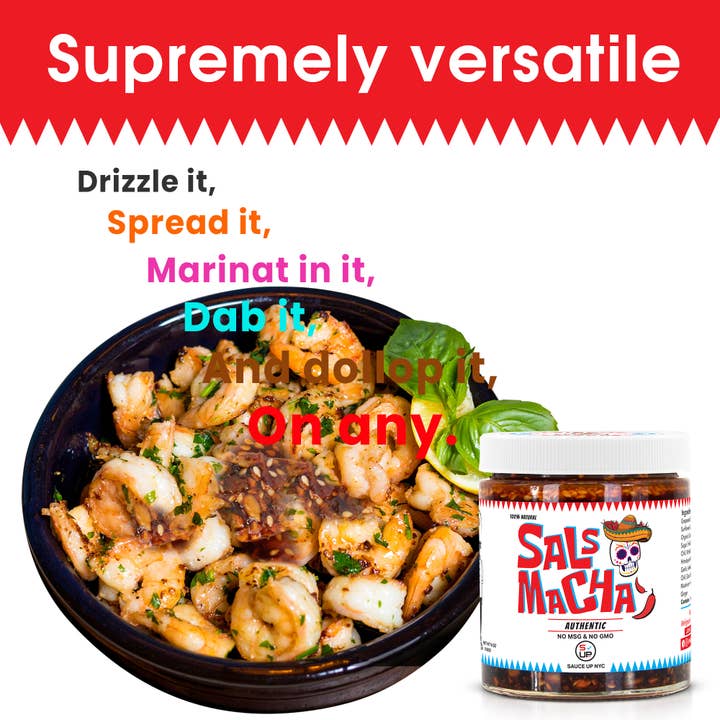 SAUCE UP NYC - Wholesale Salsa - 100% All-Natural Salsa Macha - Authentic